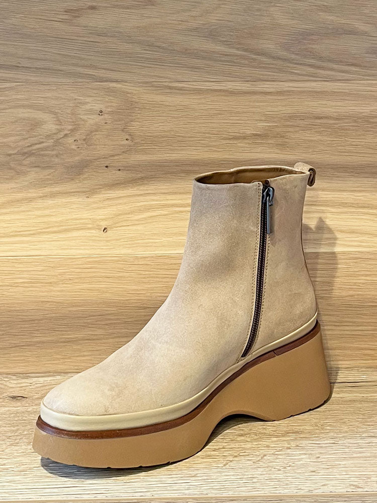 Pons Quintana Velour Boots Camel