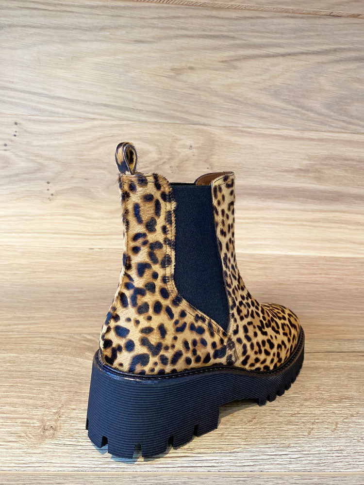 Pons Quintana Carmen Pony Leopard Print Boots