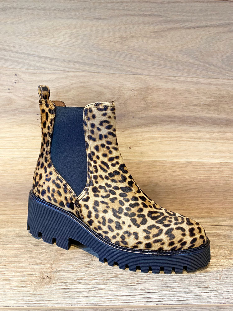Pons Quintana Carmen Pony Leopard Print Boots