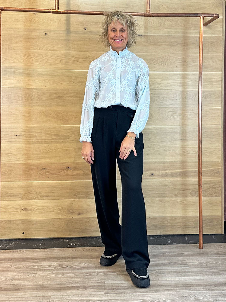 Pulz PzJiana Flower Shirt Skyway