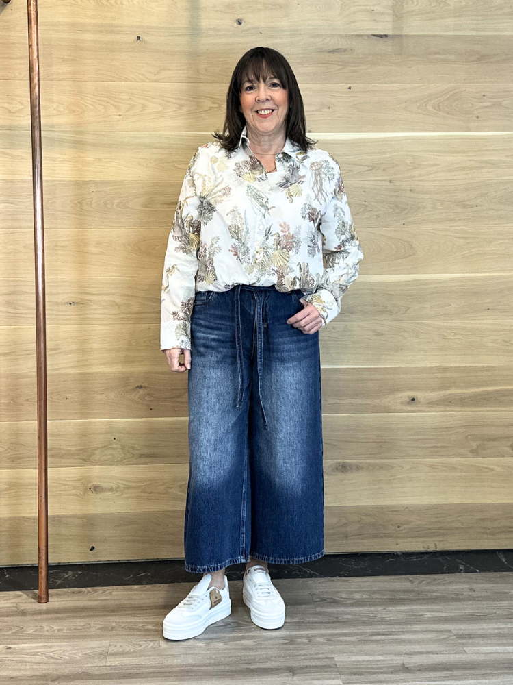 Riani Blouse Printed Off-White