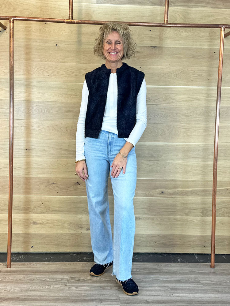 Rino & Pelle Elona Short Waistcoat Dark Navy