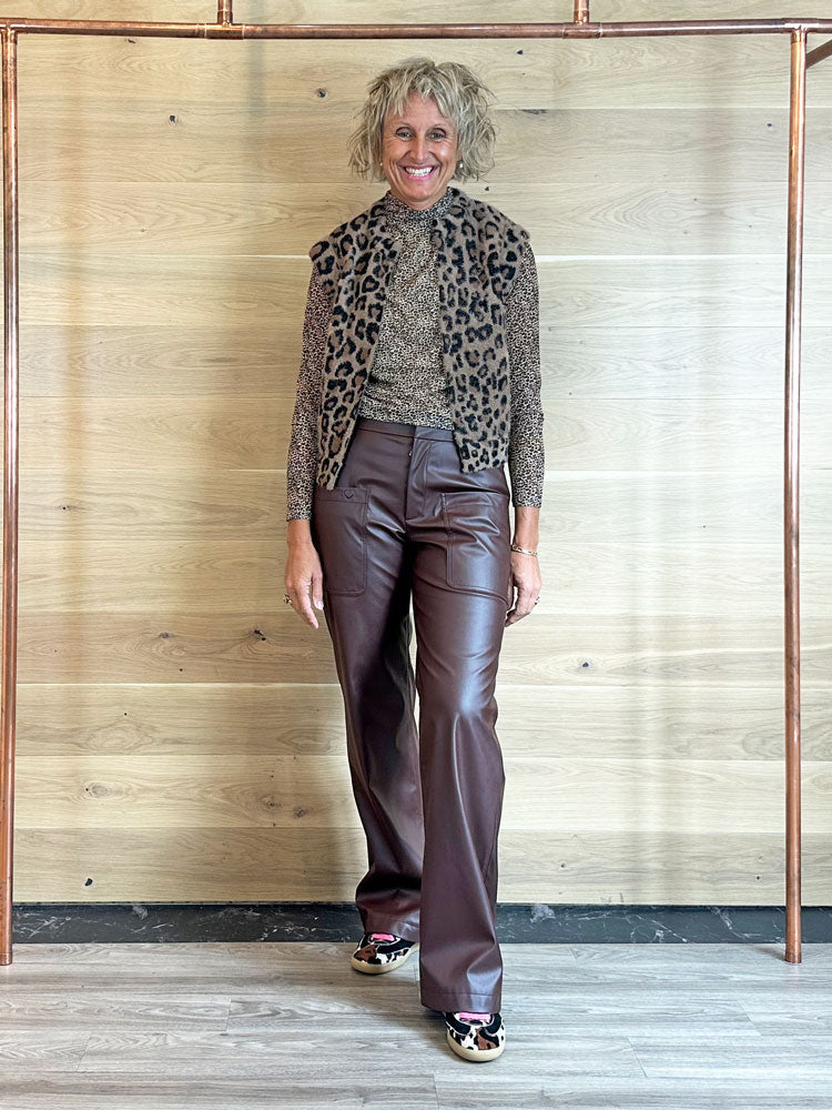 Rino &amp; Pelle Elona Waistcoat Leopard