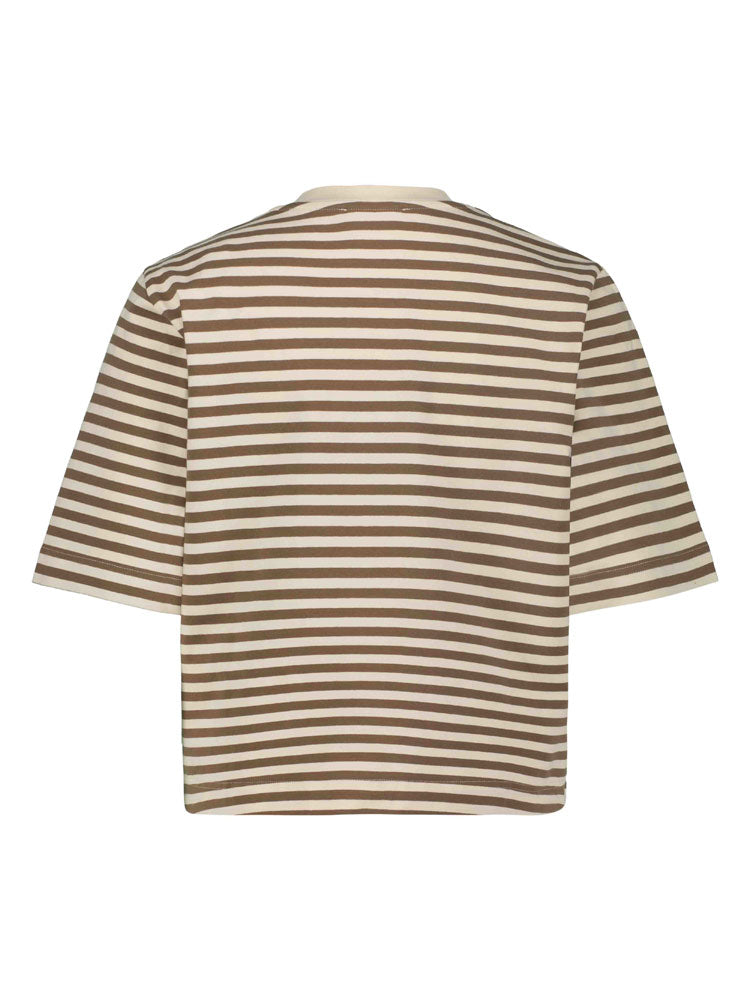 Sofie Schnoor T-Shirt Brown Striped