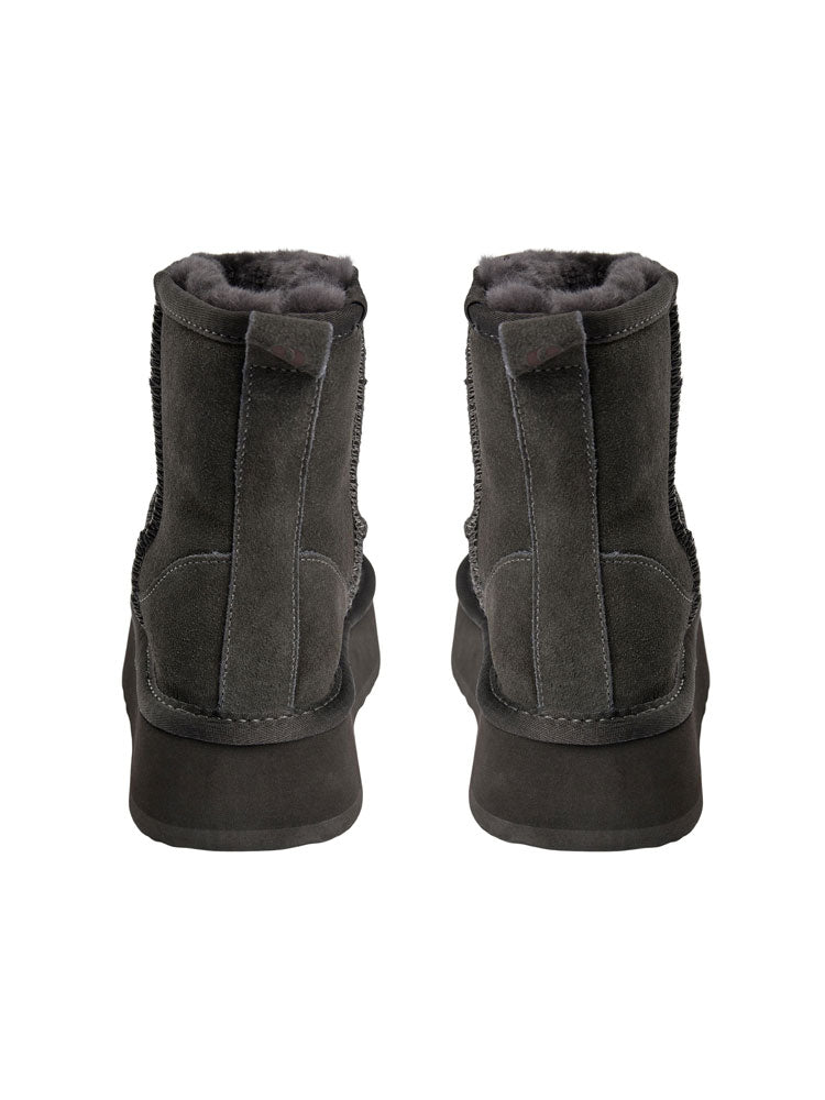 Sofie Schnoor Shearling Boots Anthracite