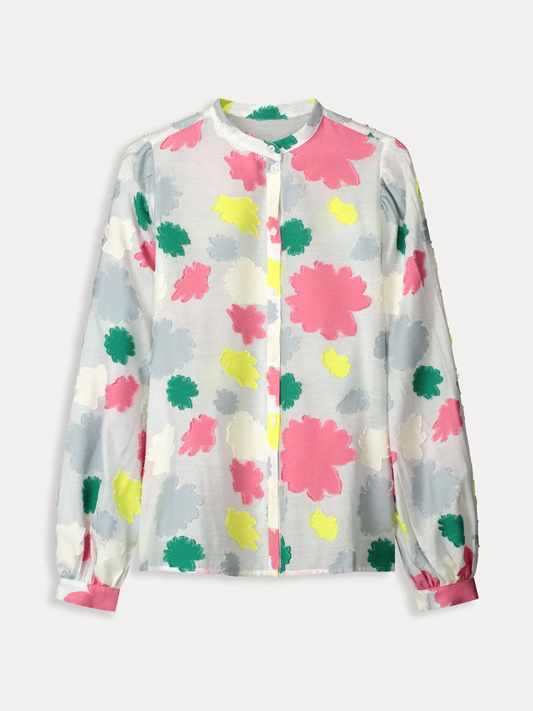 Pom Blouse Bouquet Multi