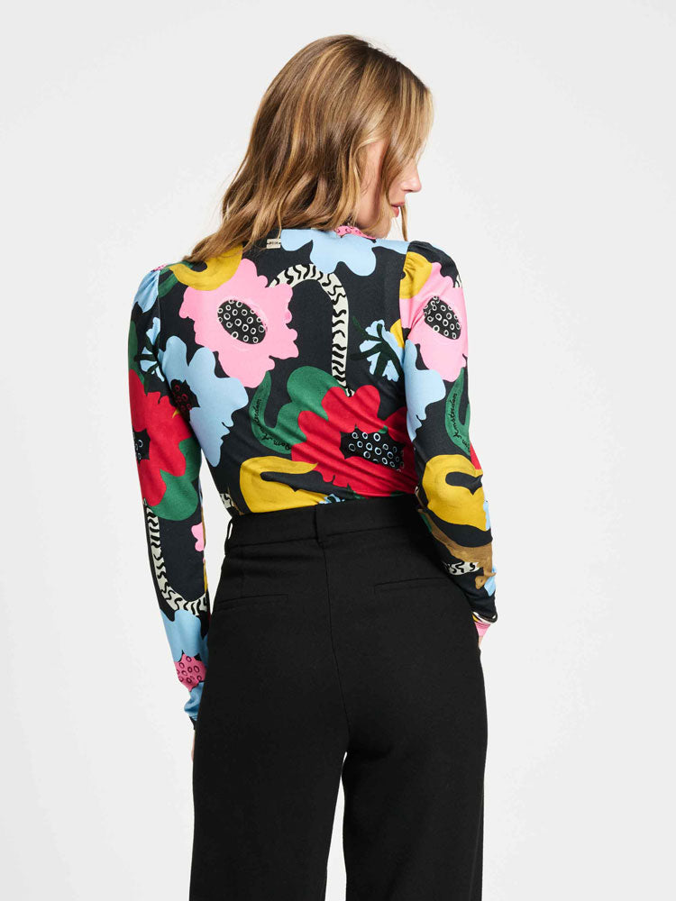 Pom Turtleneck Autumn Garden