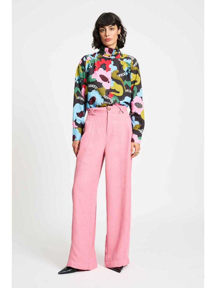 Pom Blouse Autumn Garden