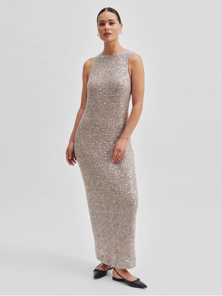 second female sequin dress Second Female Shine On Slipdress Delicioso