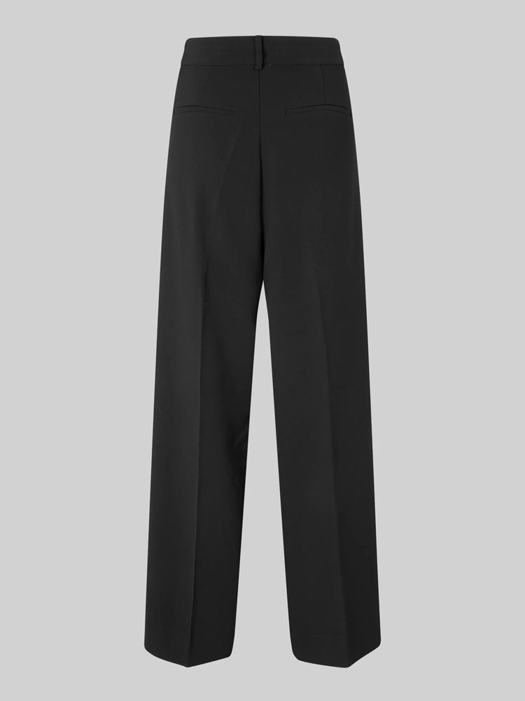 Second Female Fique Straight Trousers Black