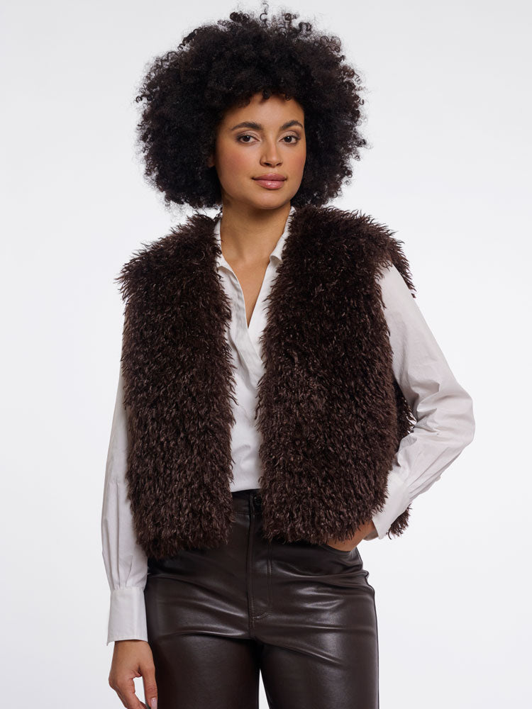 Rino & Pelle Sensy Waistcoat Coffee Roast