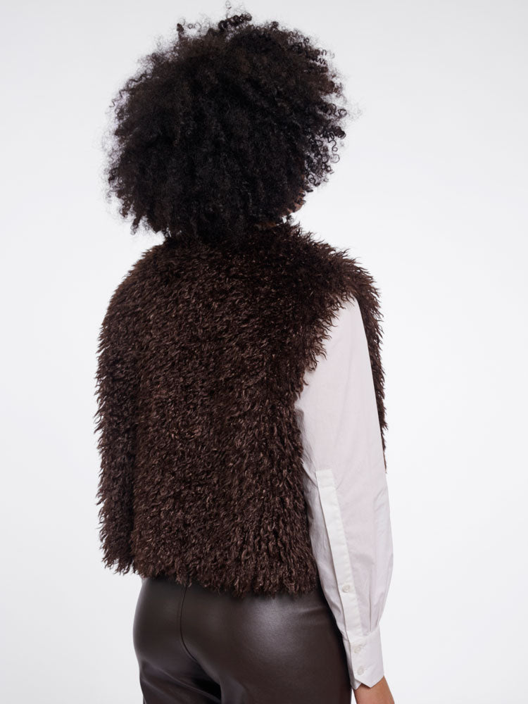 Rino & Pelle Sensy Waistcoat Coffee Roast