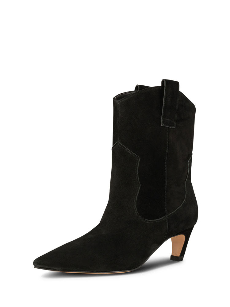 Shoe The Bear Dicte Heeled Western Boots Black