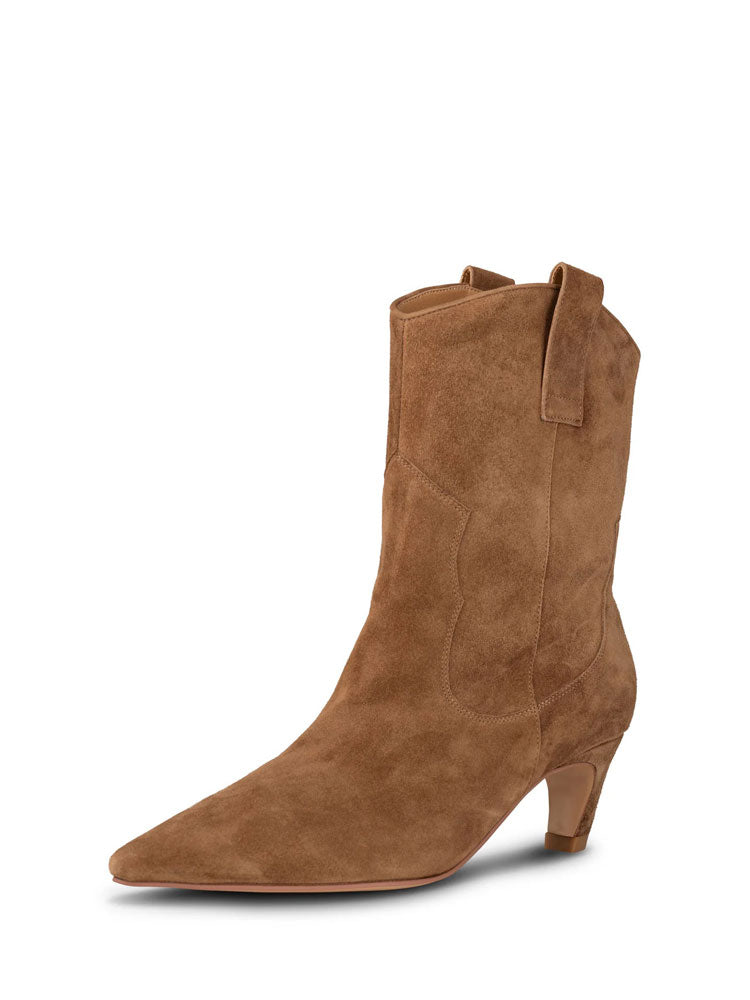 Shoe The Bear Dicte Heeled Western Boots Caramel