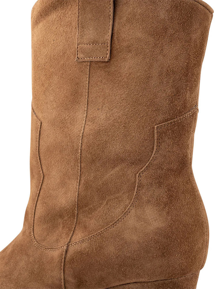 Shoe The Bear Dicte Heeled Western Boots Caramel