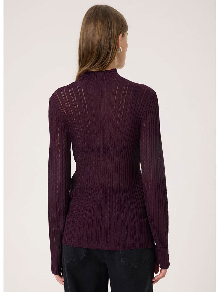 Soaked in Luxury SLLaisa Regular Pullover Wine