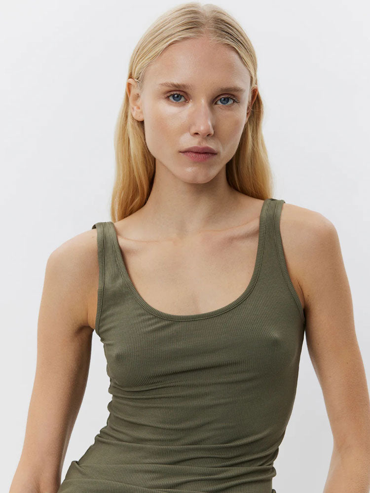 Sofie Schnoor DizaSW Vest Top Army Green