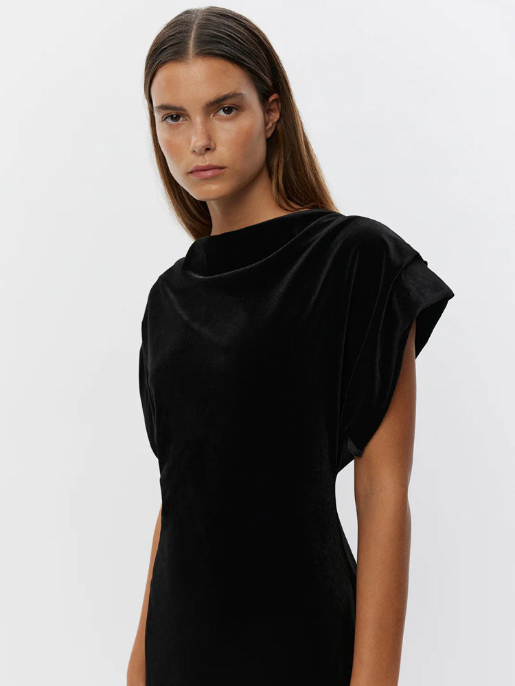 Sofie Schnoor Velvet Dress Black