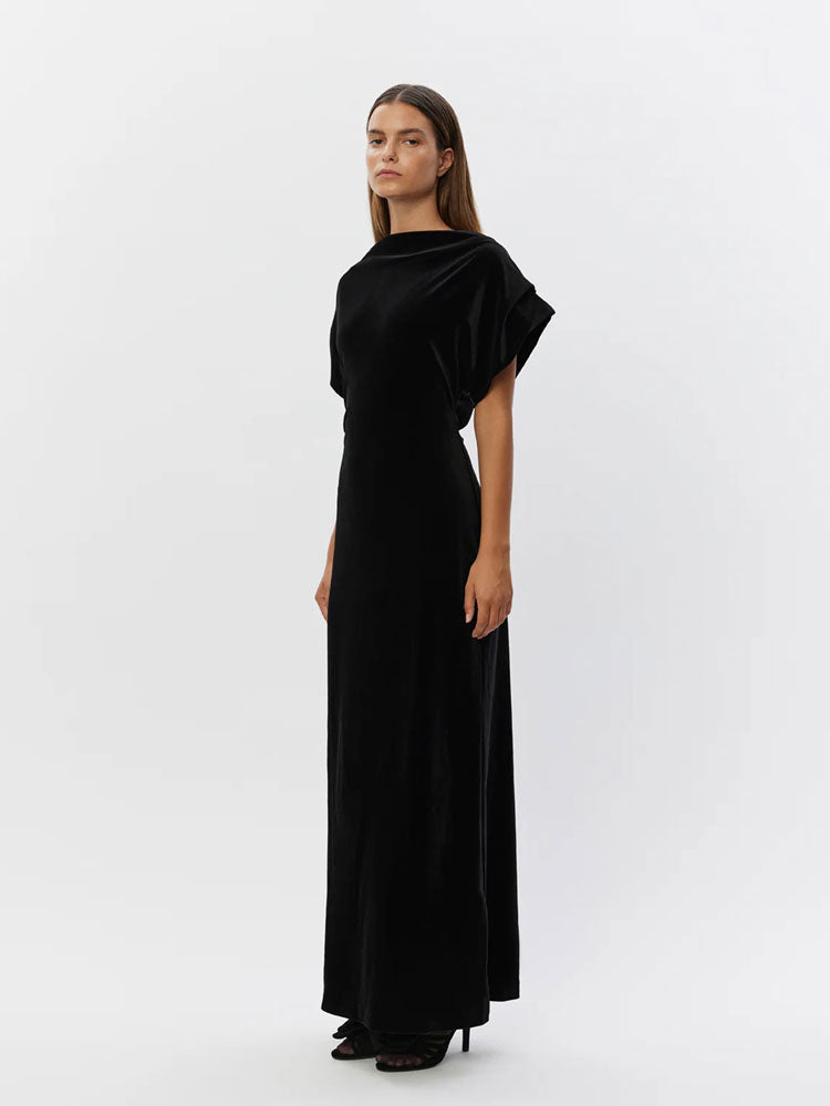 Sofie Schnoor Velvet Dress Black