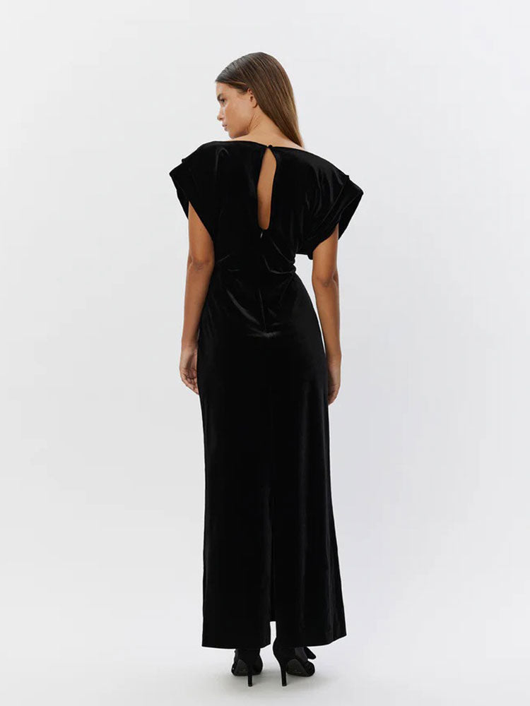 Sofie Schnoor Velvet Dress Black