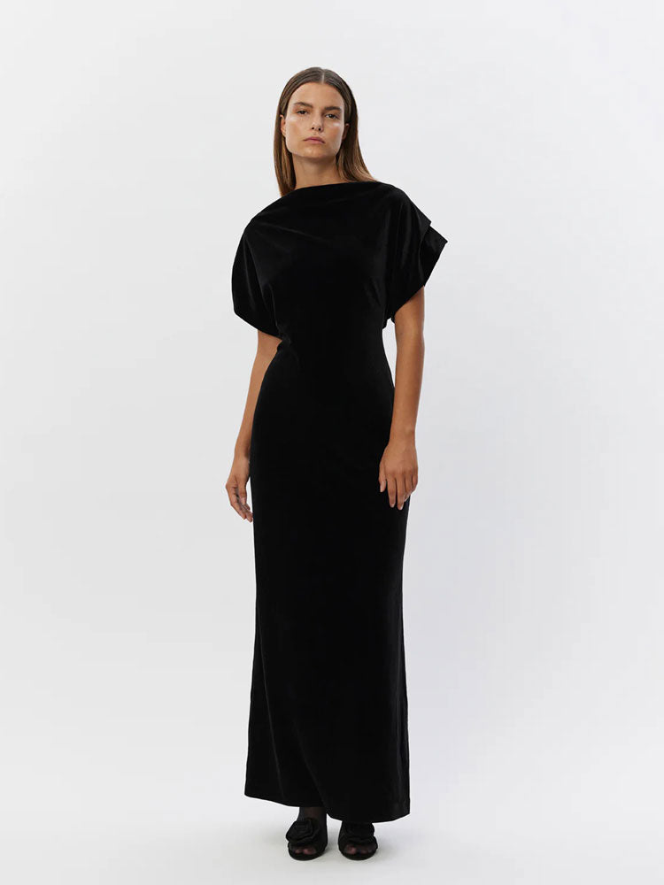 Sofie Schnoor Velvet Dress Black