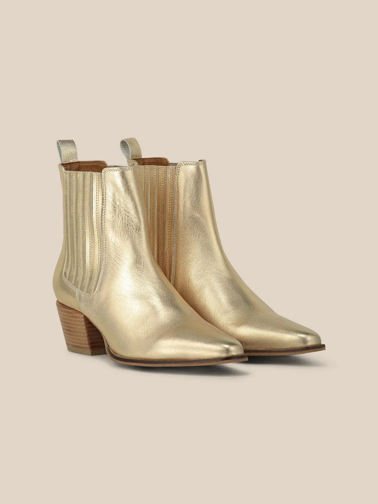 Summum Ankle Boots Gold
