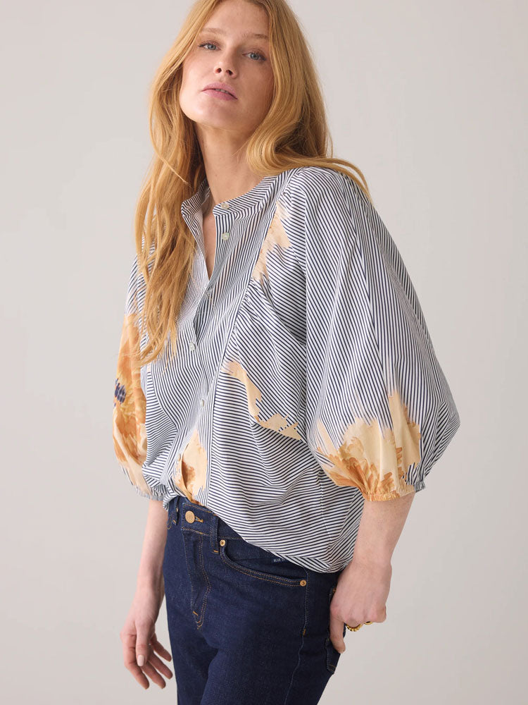 Summum Big Sleeve Blouse Multicolour