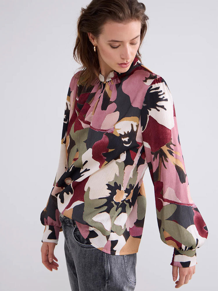 Summum Blouse with Floral Print