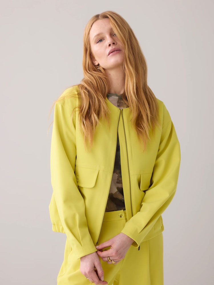 Summum Bomber Jacket Mimosa Yellow