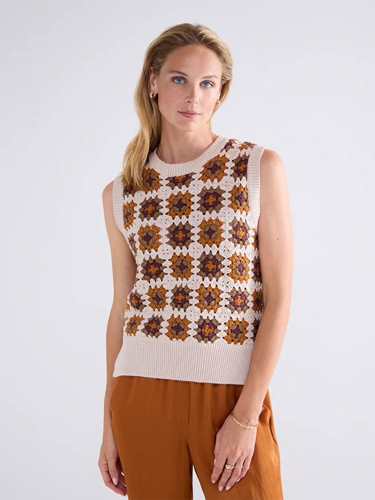 Summum Crochet Slipover Multicolour