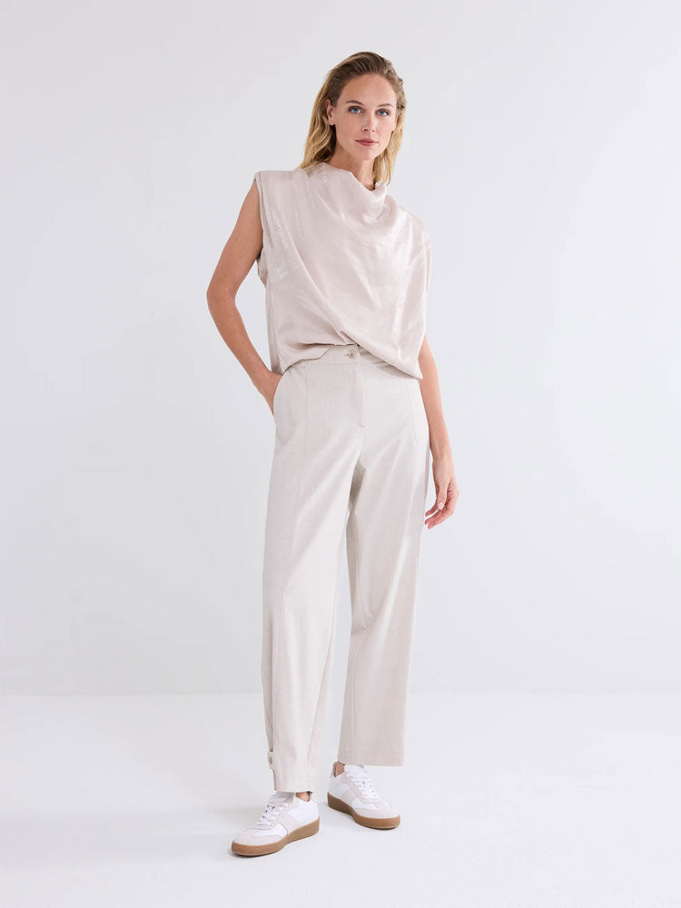 Summum Heavy Shimmer Top Cashmere