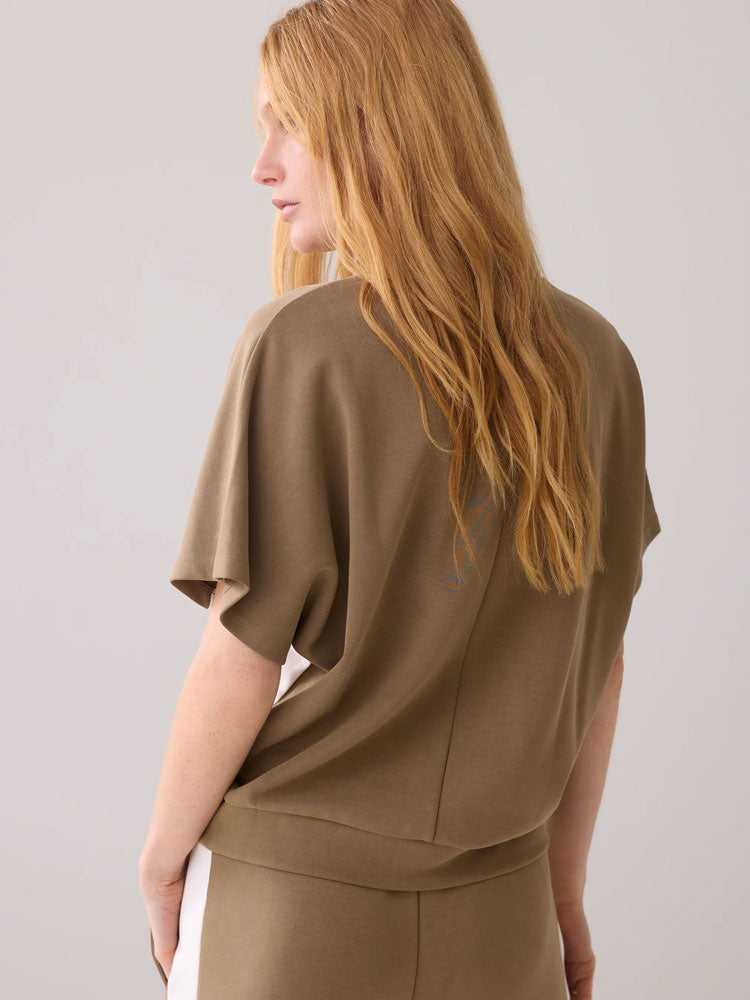 Summum Soft Scuba Top Khaki