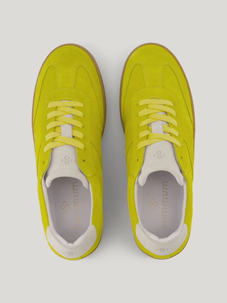 Summum Suede Trainers Mimosa Yellow