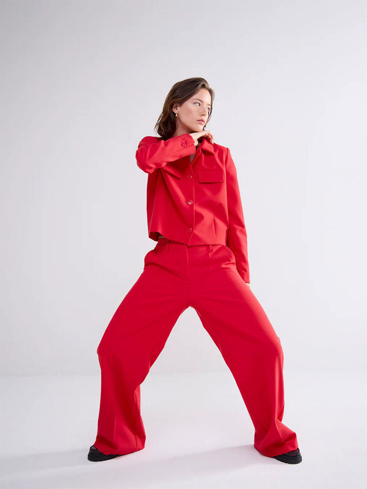 Summum Trousers True Red