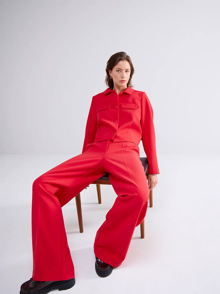 Summum Trousers True Red