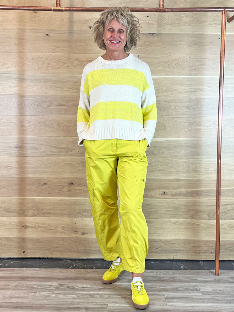 Summum Taft Trousers Mimosa Yellow