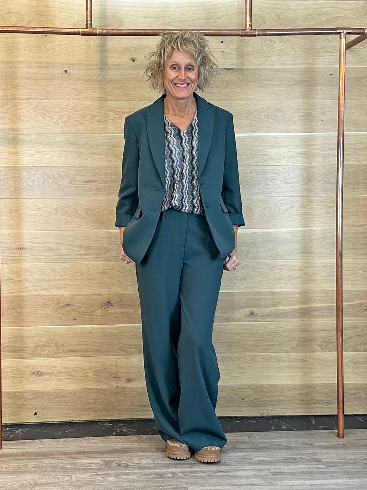 Summum Trousers Emerald Green