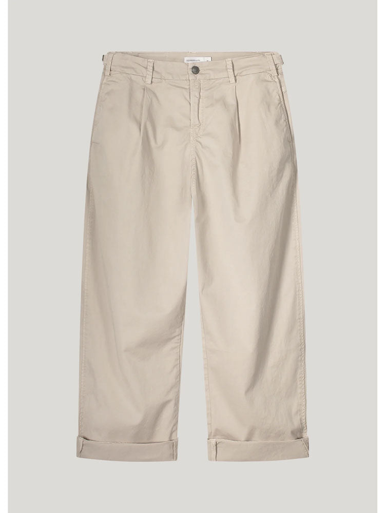 Summum Chino Trousers Pebble Beige