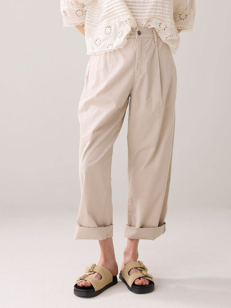 Summum Chino Trousers Pebble Beige