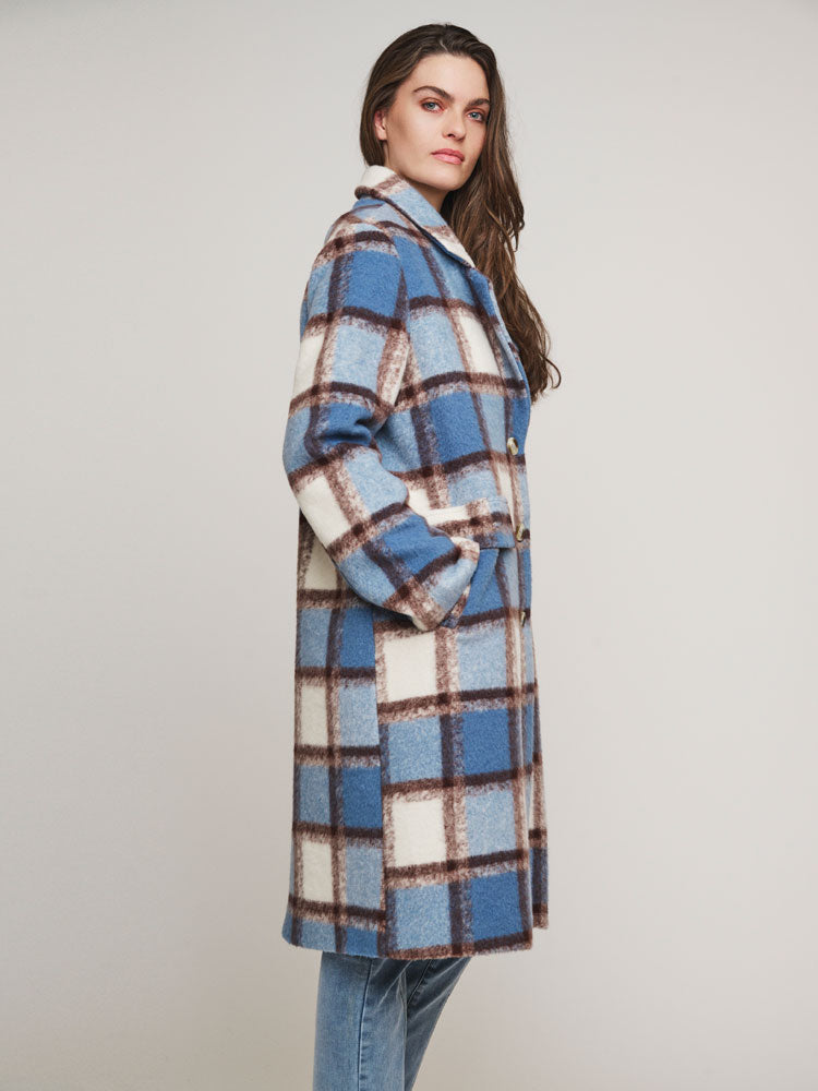 Rino &amp; Pelle Taff Coat Cloudy Check