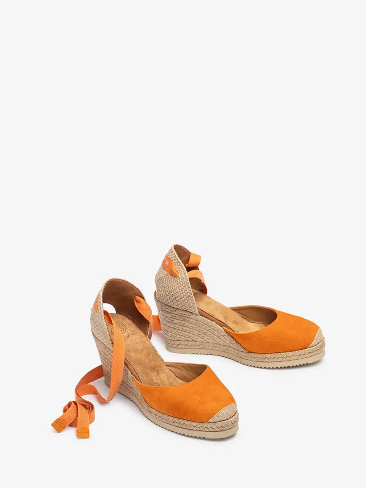 Unisa Carnot Wedged Sandals Clementine