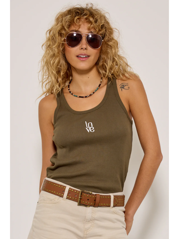 Five Tank Top Leaf