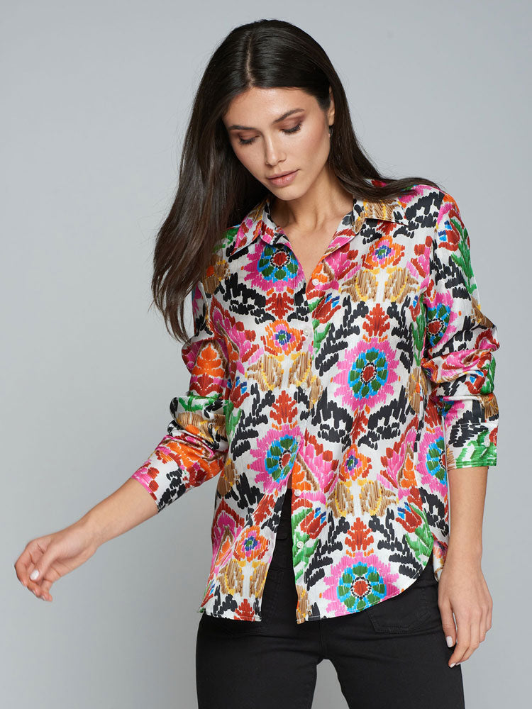 Vilagallo Gaby Silk Shirt Suzany