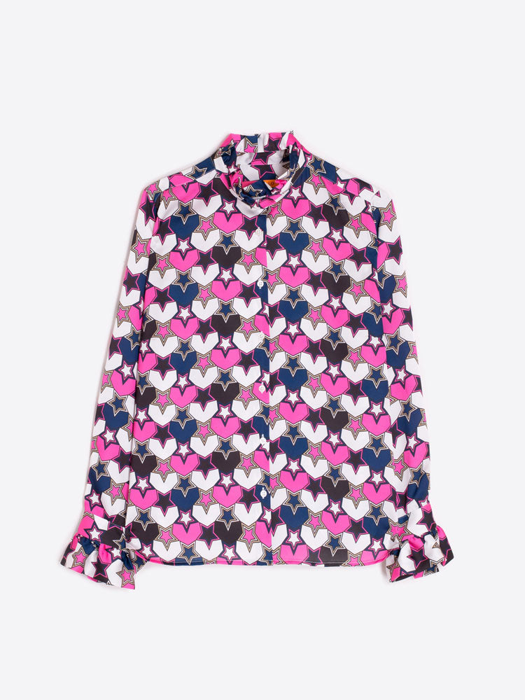 Vilagallo Nicola Shirt Super Star Print