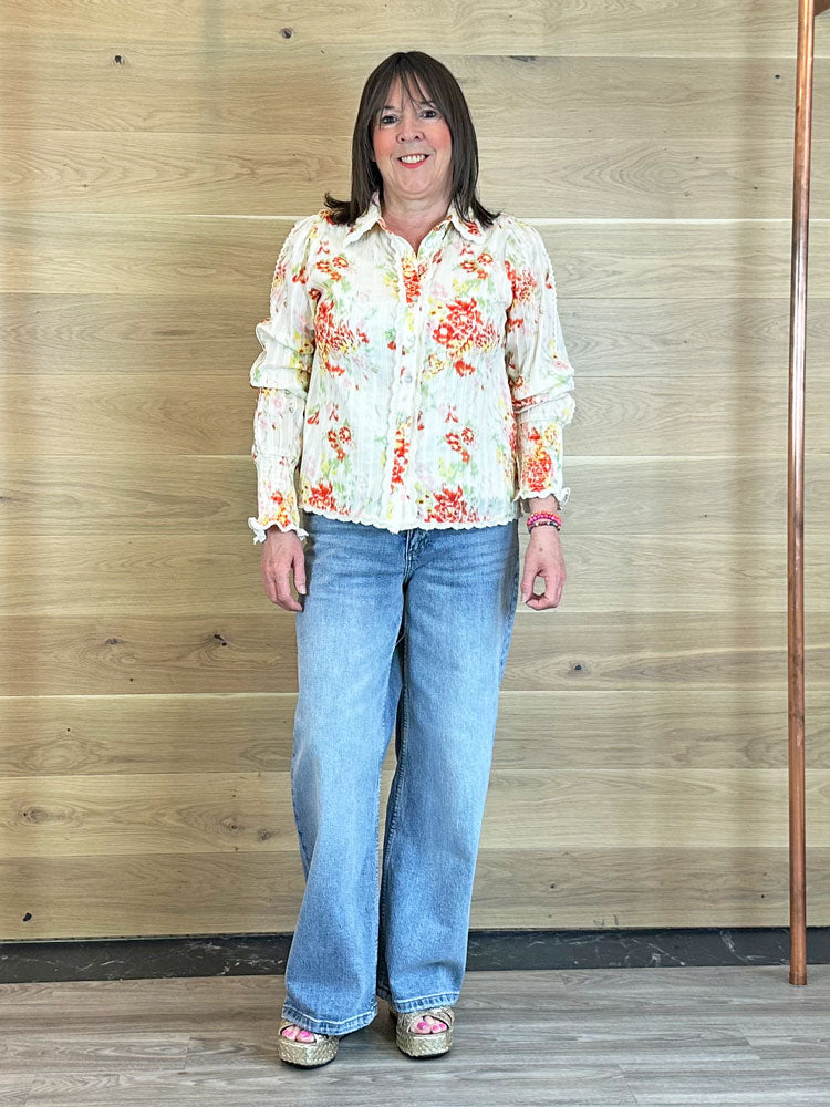 YAS Yasmelli Shirt Birch Print