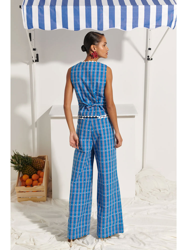 Celia B Alicia Vest Blue