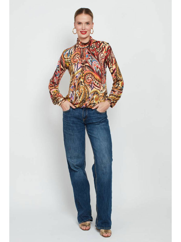 Onjenu Amber Top Wild Paisley