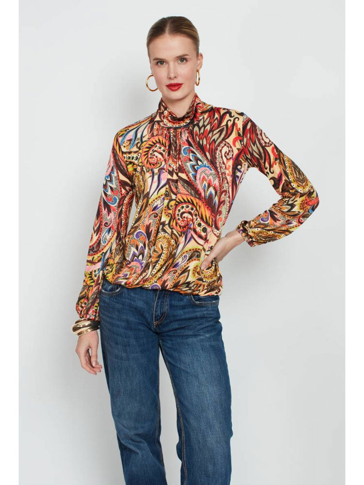 Onjenu Amber Top Wild Paisley