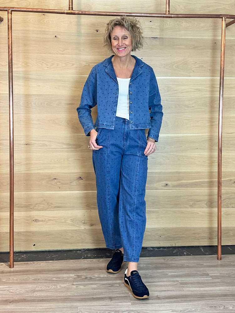 Atelier Reve Ircaroline Spotty Medium Blue Jeans