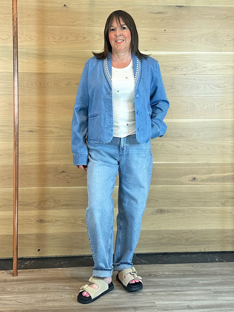 Atelier Rêve Irtawny Blazer Light Blue